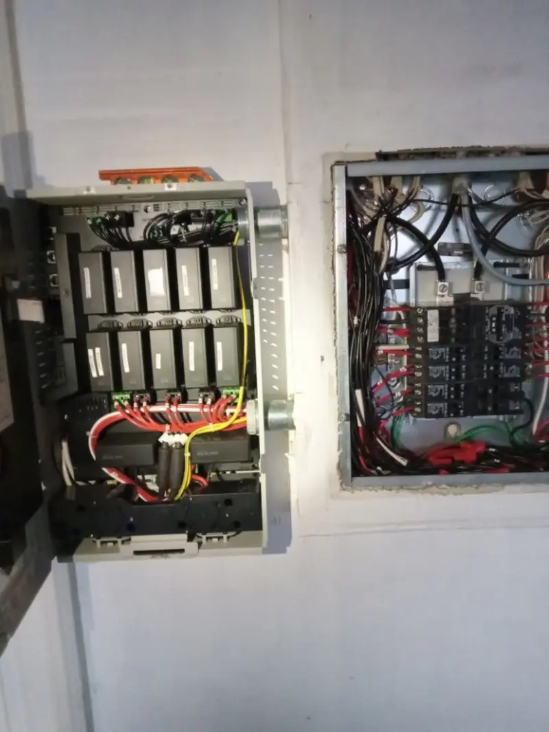 Electrical panel upgrade completed for Commercial Electrician Services in Stone Park